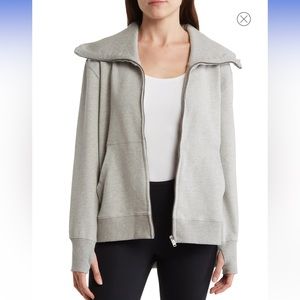 Free People Movement Zip Up Knit Jacket